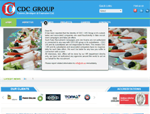 Tablet Screenshot of cdcgroupglobal.com